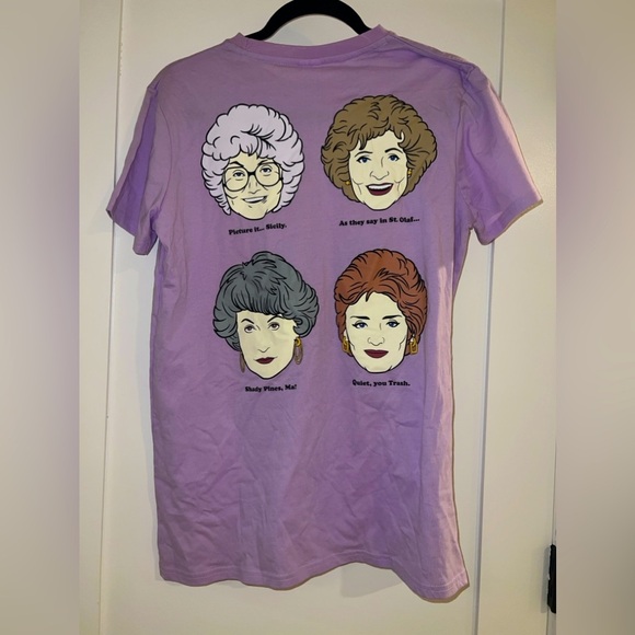 NEW Cakeworthy Golden Girls Graphic T-Shirt Size M Vintage-Inspired Preloved Tee - Picture 1 of 6